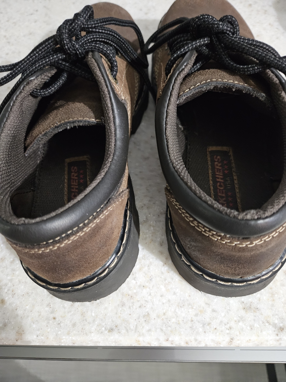 Skechers Women's Chocolate Brown Parties Mate Oxfords Casual Shoe - Picture 6 of 7